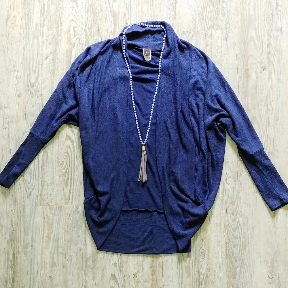 Shrug in Royal Blue